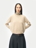 Dual-Collar Cashmere Jumper | GOBI UK