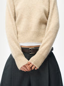 Dual-Collar Cashmere Jumper | GOBI UK
