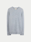 Women's Lightweight Cashmere Round-Neck Jumper Light Gray