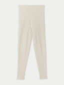 Women's Silk Cashmere Leggings Marshmallow - Gobi Cashmere #color_marshmallow