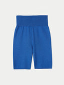 Women's Silk Cashmere  Biker Shorts Black - Gobi Cashmere #color_nautical-blue