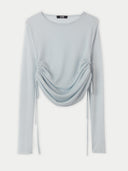 Women's Silk Cashmere Boat Neck Ice Flow - Gobi Cashmere #color_ice-flow