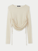 Women's Silk Cashmere Boat Neck - Gobi Cashmere #color_marshmallow