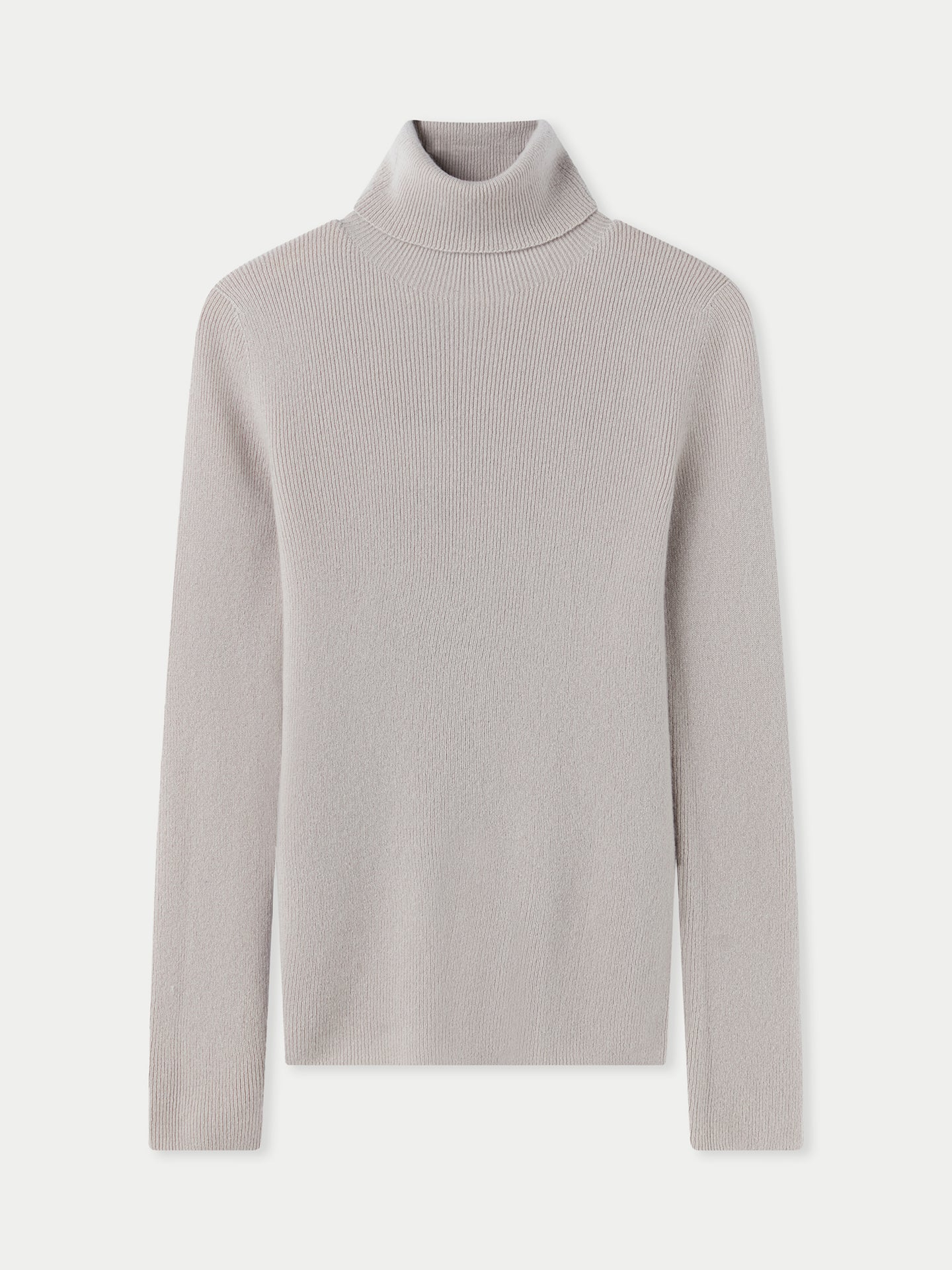 Women's Ribbed Cashmere Jumper Giorgio Spina Chateau Gray - Gobi Cashmere