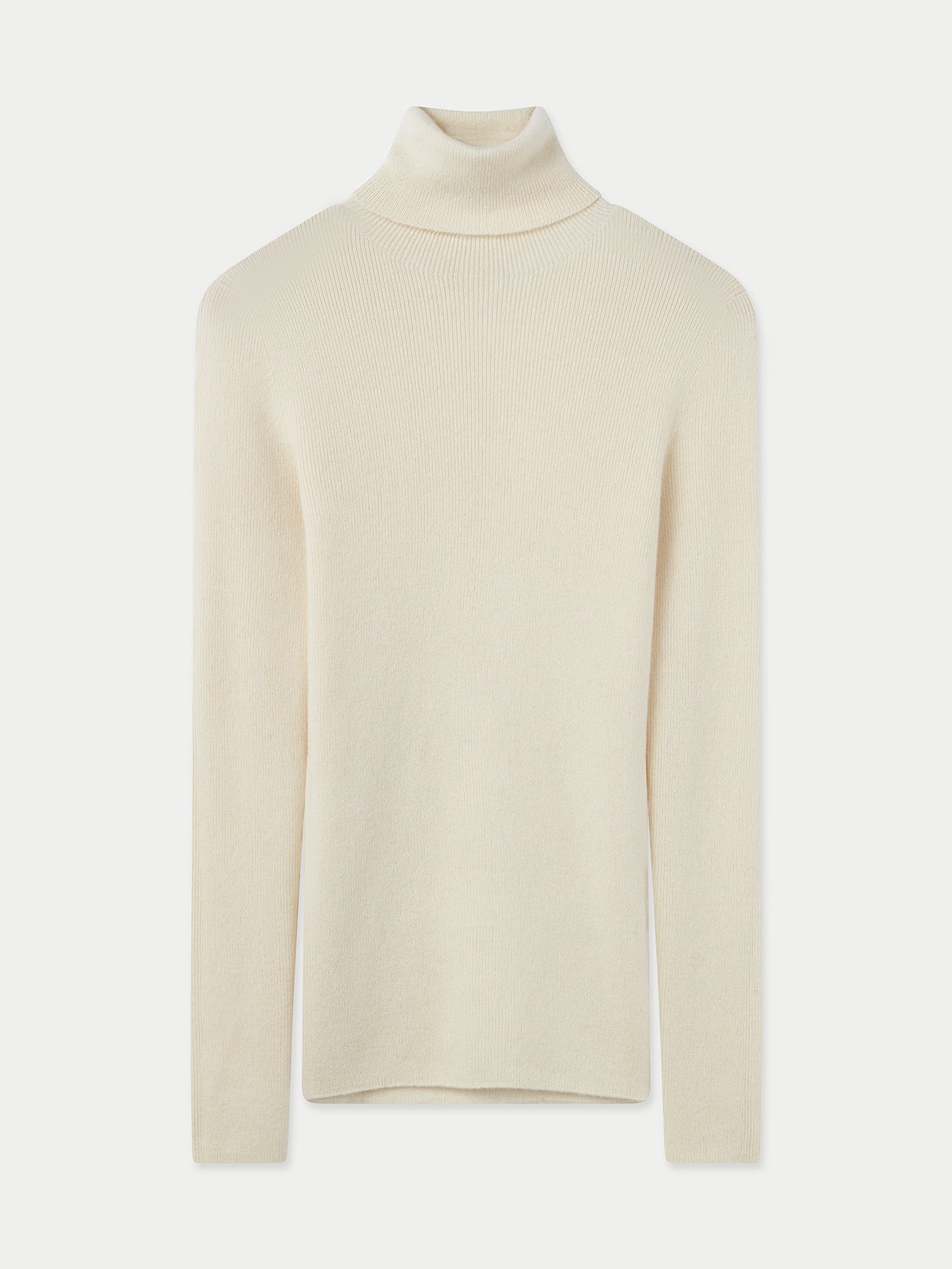 Women's Ribbed Cashmere Jumper Giorgio Spina White - Gobi Cashmere