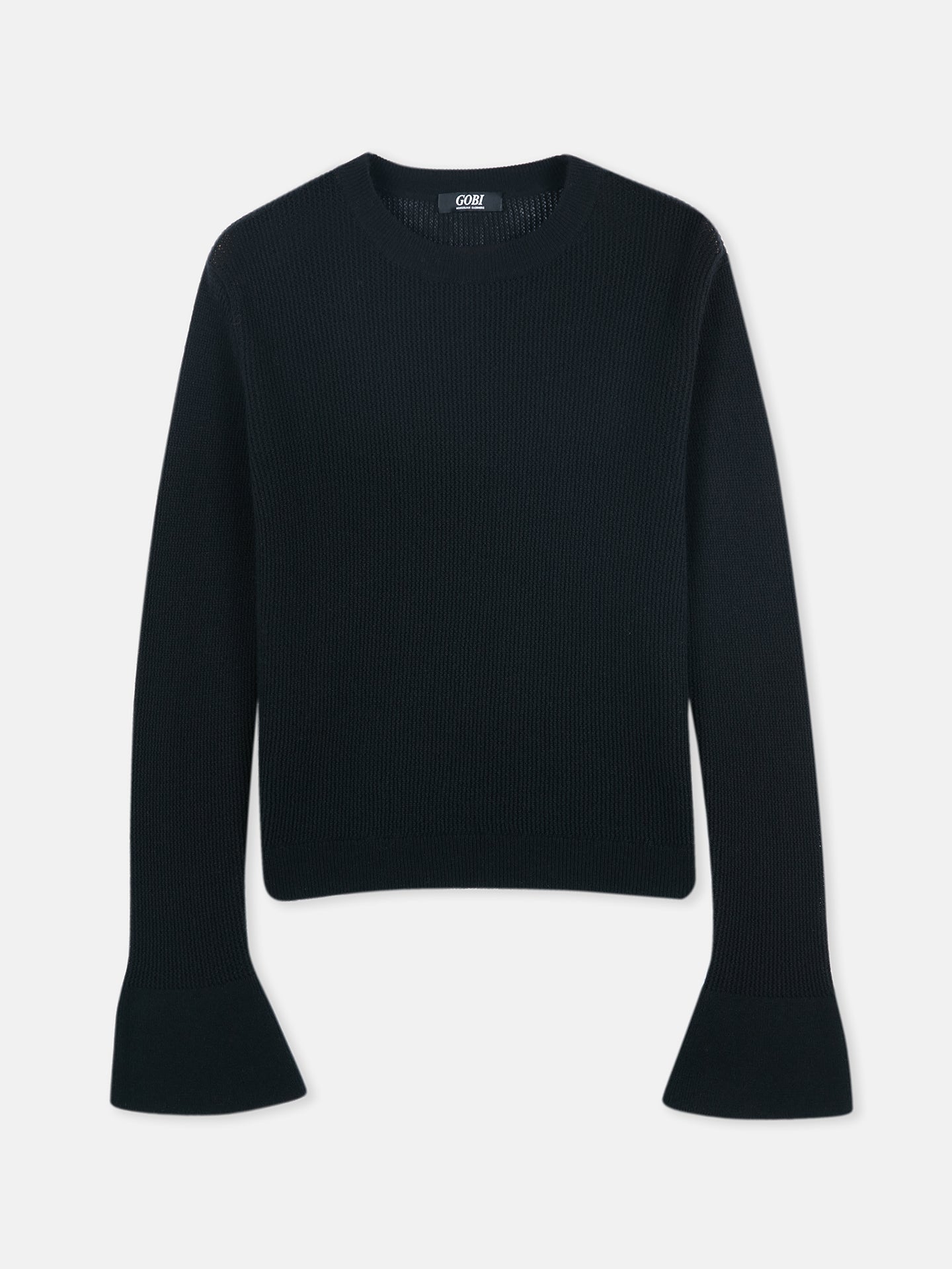 Cashmere Bell-Sleeve Jumper