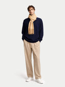 Cashmere Fringed Scarf Toasted Almond - Gobi Cashmere #color_warm-sand