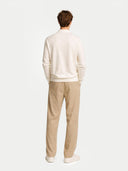 Men's Cashmere Silk Polo Marshmallow - Gobi Cashmere