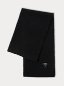 Cashmere Fisherman Knit Scarf Black - Gobi Cashmere