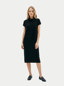 Cashmere Tie-Neck Dress