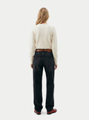 Cashmere Argyle Cardigan White - Gobi Cashmere