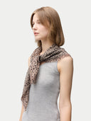 Women’s Dune Dots Cashmere Square Shawl in Coconut Milk | GOBI UK #color_coconut-milk