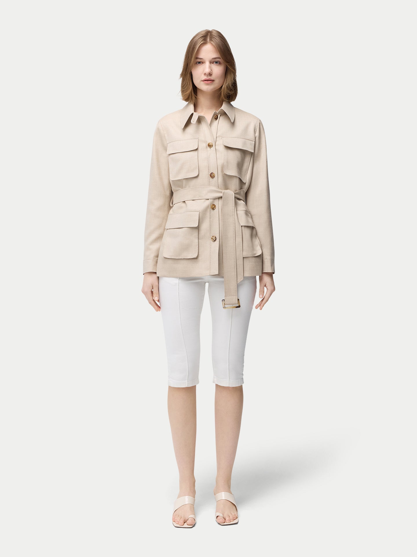 Cashmere Safari Jacket | GOBI Cashmere