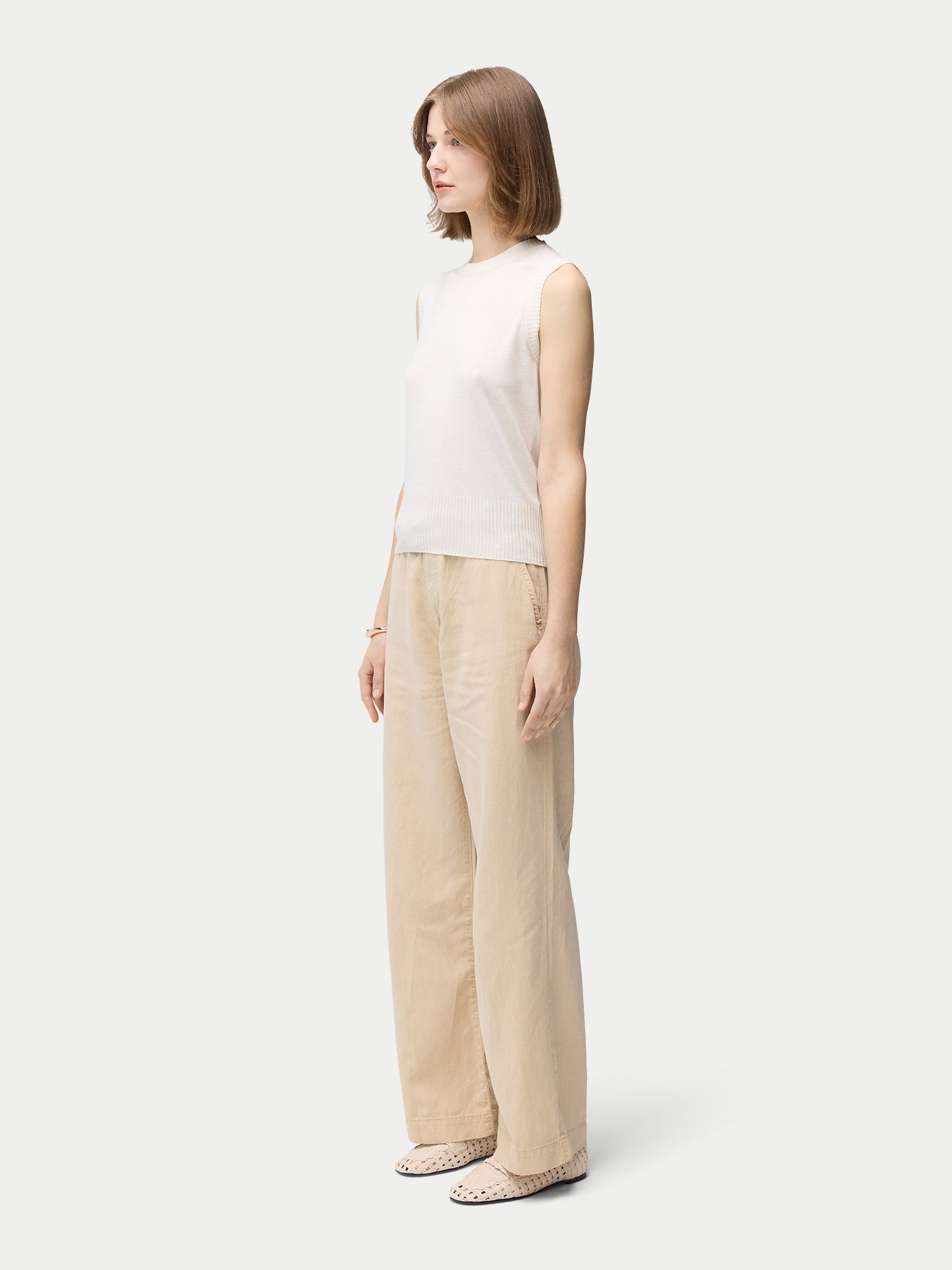 Cashmere Silk Sleeveless Top