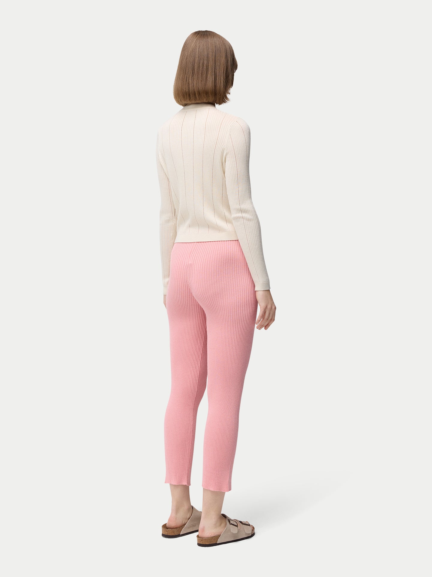 Hidden Button Cashmere Silk Cardigan