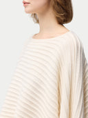 Cashmere Poncho with Fringed Sleeve | GOBI Cashmere