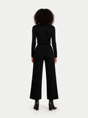 Wide-Leg Cashmere Trousers Black - Gobi Cashmere #color_black
