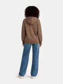 Organic Colour Cashmere Pullover Hoodie Taupe - Gobi Cashmere
