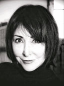 Kathleen Hager, black-and-white close-up portrait