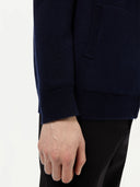 Men’s Cashmere Jacket with Zip Closure in Navy | GOBI UK #color_navy