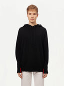 Men’s Cashmere Pullover Black - GOBI Cashmere - Sports Casual #color_black
