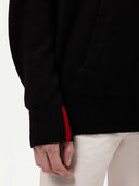 Men’s Cashmere Pullover Black - GOBI Cashmere - Sports Casual #color_black