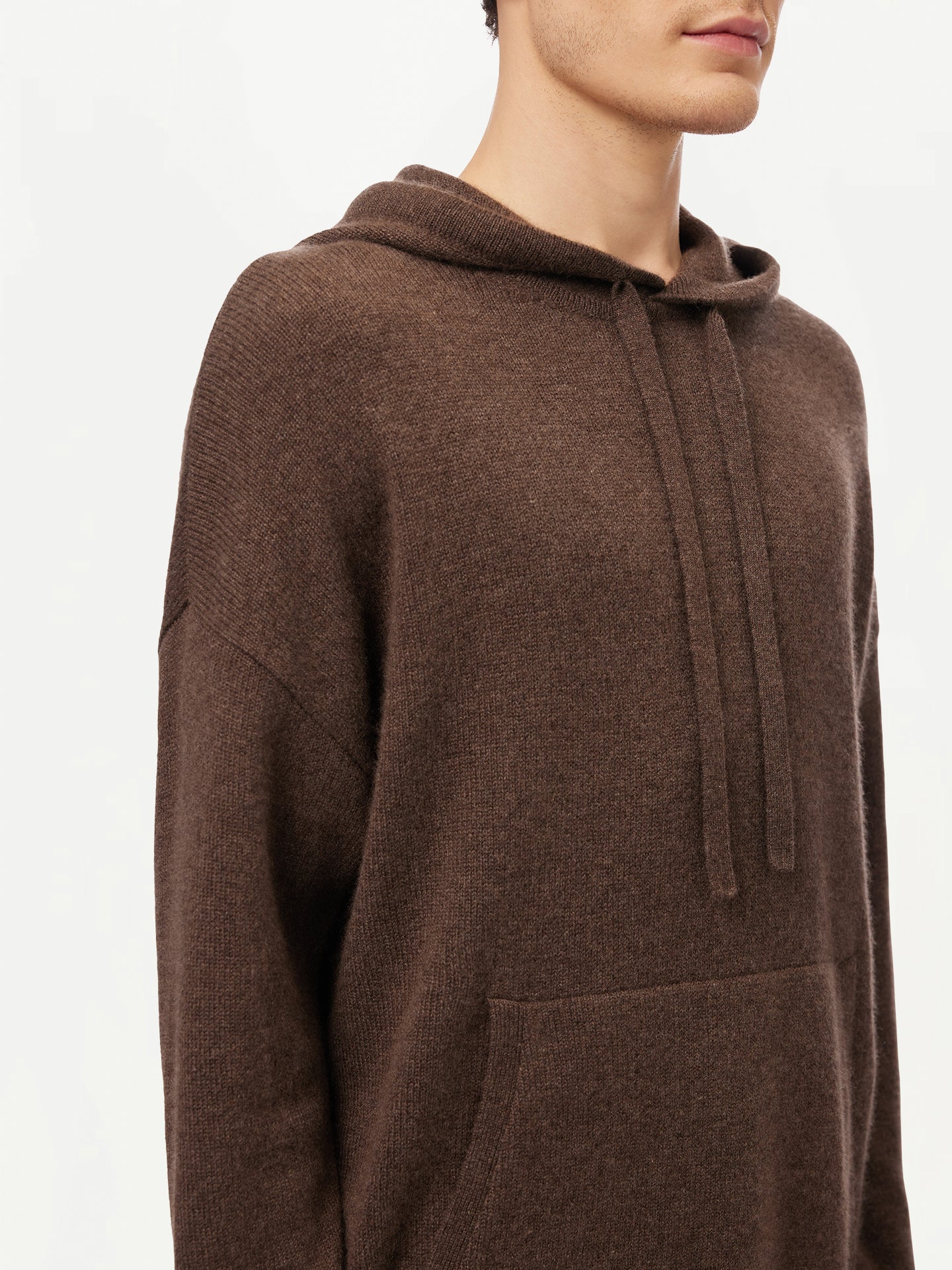 Men’s Cashmere Pullover Cacao - GOBI Cashmere - Sports Casual