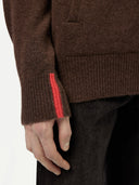 Men’s Cashmere Pullover Cacao - GOBI Cashmere - Sports Casual #color_cocoa