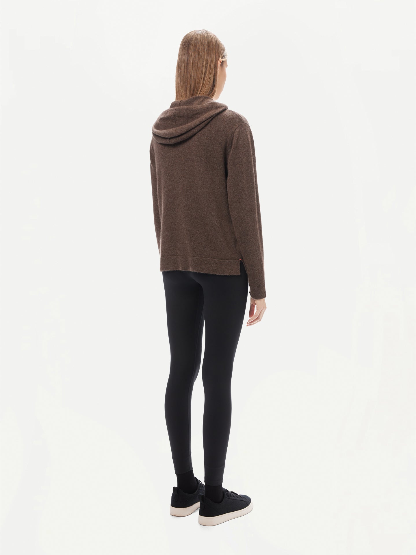 Women’s Cashmere Hoodie Cocoa - GOBI Cashmere - Sports Casual