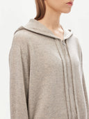 Women’s Cashmere Hoodie Dawn Blue - GOBI Cashmere - Sports Casual #color_dawn-blue