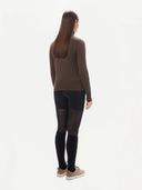 Women’s Quarter-Zip Cashmere Sweater Cocoa - GOBI Sports Casual #color_cocoa