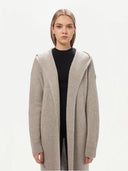 Women's Cashmere Hooded Cardigan Grey - GOBI Cashmere - Sports Casual #color_dawn-blue