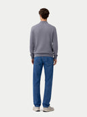 Timeless Cashmere Polo Jumper Dim Gray - Gobi Cashmere