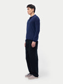 Cashmere Silk Blend Polo-Neck Cardigan | GOBI Cashmere