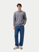 Timeless Cashmere Polo Jumper Dim Gray - Gobi Cashmere