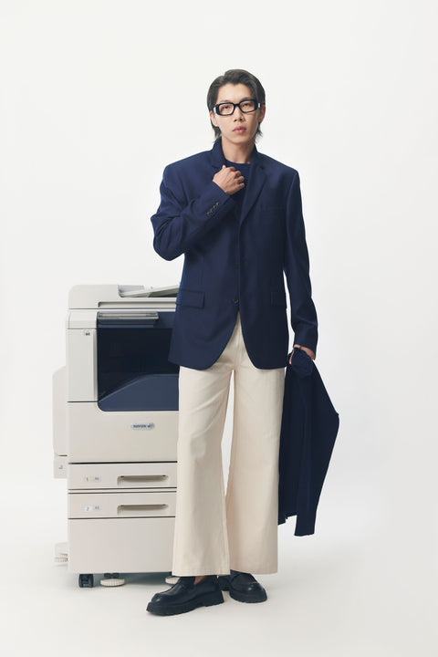 Men's Cashmere Blazer, editorial photo