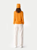 £99 Cashmere Hat & Jumper Set Apricot - Gobi Cashmere