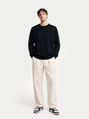 Essential Crewneck Cashmere Jumper Black - Gobi Cashmere #color_black #ai-image