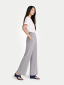Wide-Leg Cashmere Trousers High Rise - Gobi Cashmere