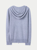 Woman Zipper Hoodie with Smiley Pocket High Rise - Gobi Cashmere
