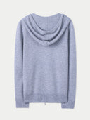 Woman Zipper Hoodie with Smiley Pocket High Rise - Gobi Cashmere #color_high-rise