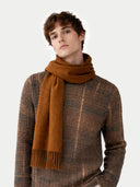 Cashmere Fringed Scarf Otter - Gobi Cashmere