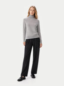 Timeless Cashmere Turtleneck Jumper High Rise - Gobi Cashmere