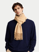 Cashmere Fringed Scarf Toasted Almond - Gobi Cashmere