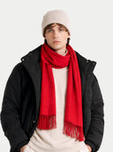 Cashmere Fringed Scarf High Risk - Gobi Cashmere