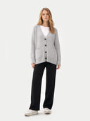 Relaxed-Fit Cashmere Cardigan High Rise - Gobi Cashmere #color_high-rise
