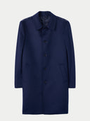 Men’s Single-Breasted Cashmere Coat Navy Blazer - Gobi Cashmere #color_navy-blazer
