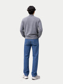 Timeless Mock Neck Cashmere Jumper Dim Gray - Gobi Cashmere