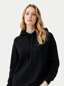 Cashmere Pullover Hoodie Black - Gobi Cashmere