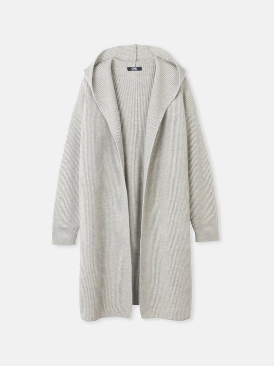 Cashmere Hooded Cardigan